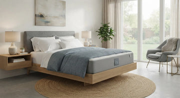 Puffy Cloud Mattress displayed in a modern bedroom