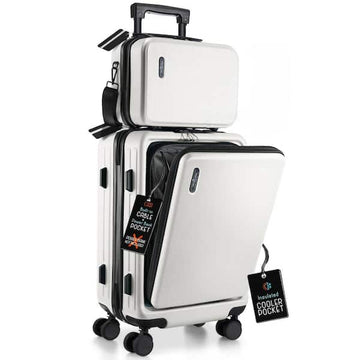 Travel Arim 2-Piece Hard Carry-On White