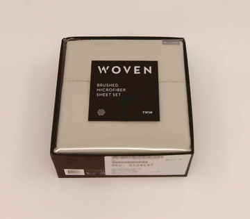 Malouf Woven Brushed Microfiber Sheet Set Driftwood Twin