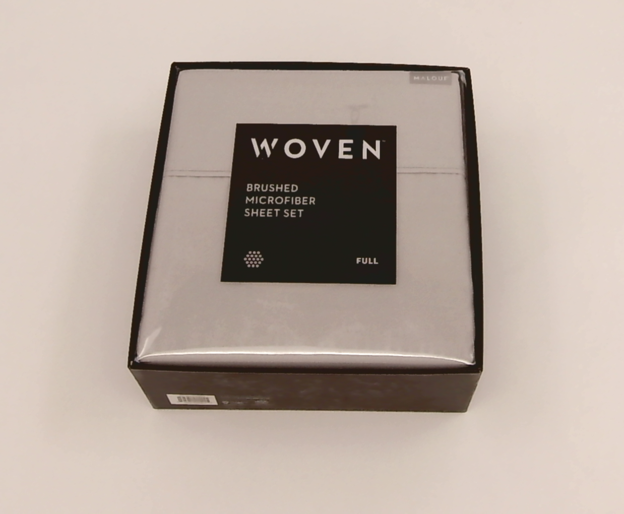 Malouf Woven Brushed Microfiber Sheet Set Ash Full