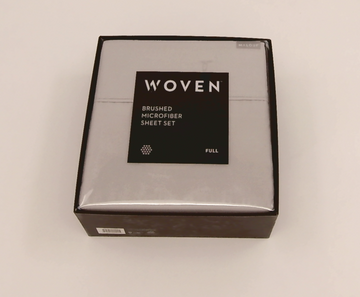Malouf Woven Brushed Microfiber Sheet Set Ash Full