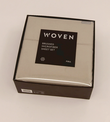 Malouf Woven Brushed Microfiber  Drift Wood Sheet Set Full