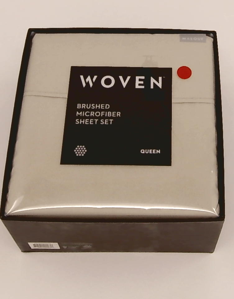 Malouf Woven Brushed Microfiber Sheet Set Driftwood Queen