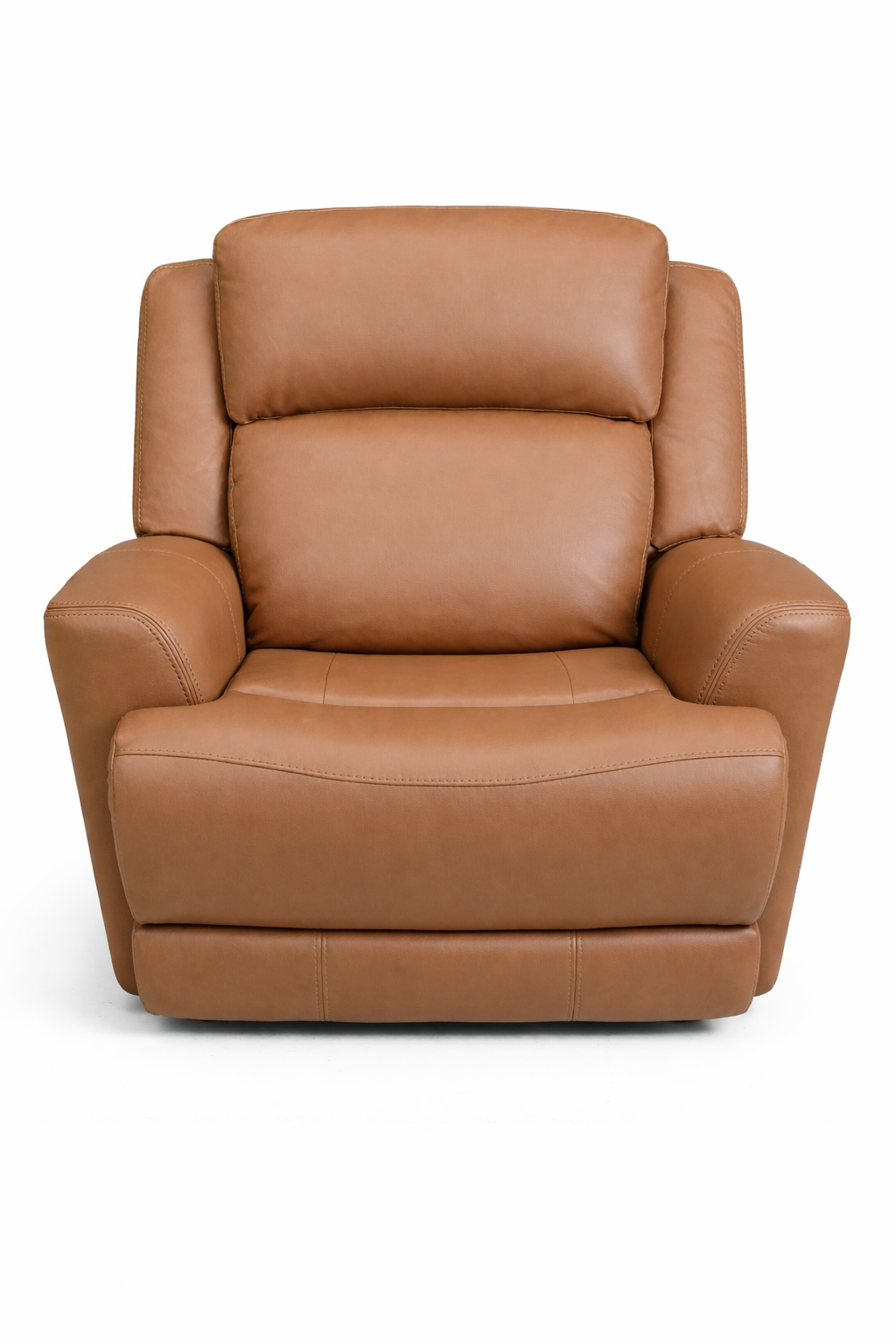 Faux Leather Power Recliner with Heat & Massage