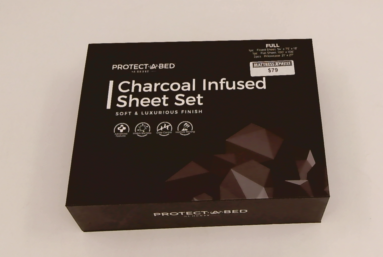 Protect a bed Charcoal Infused Sheet Set Full