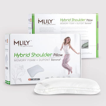 MLILY Hybrid Shoulder Pillow Memory Foam + Dupont Sorona