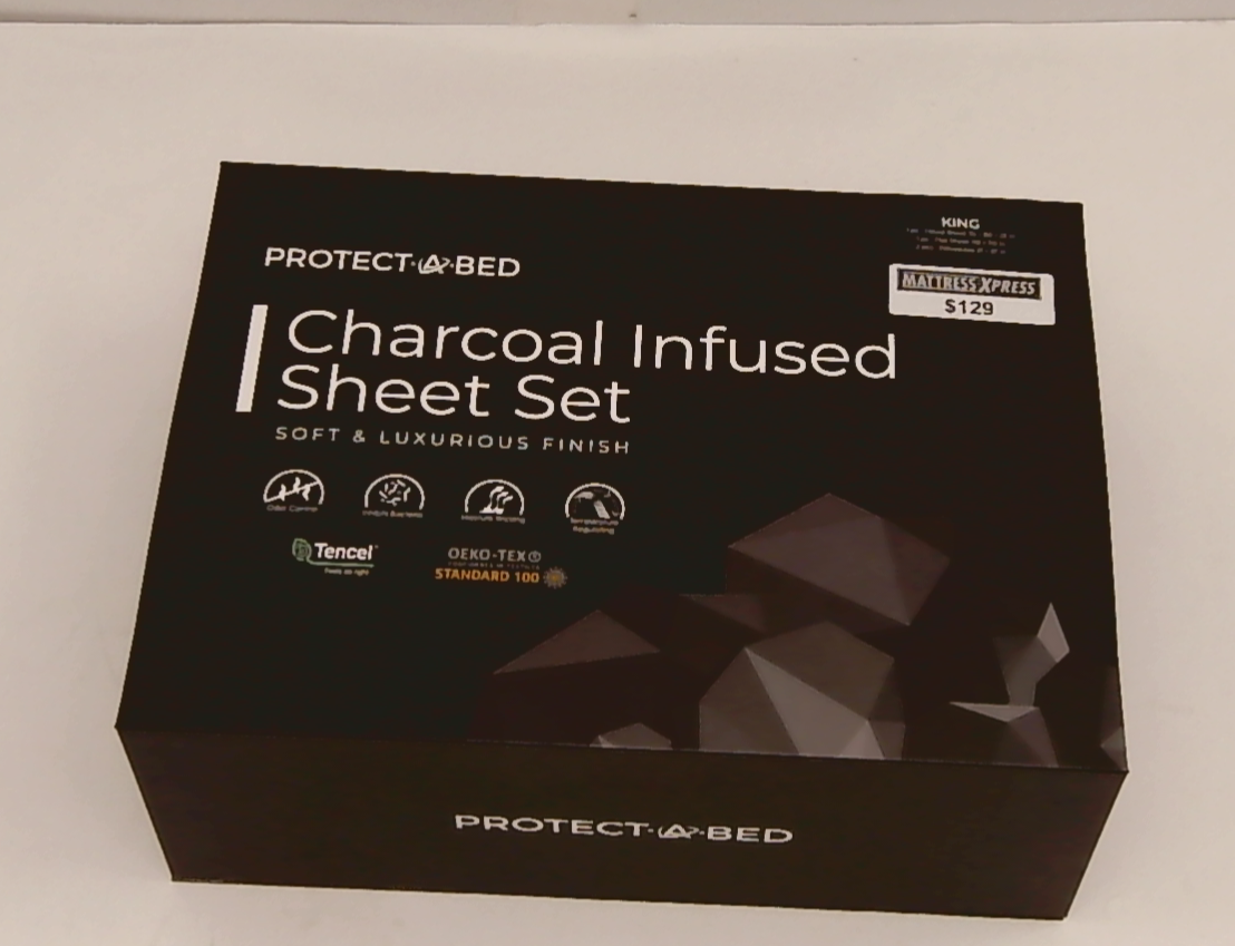 Protect a Bed Charcoal Infused Sheet Set King