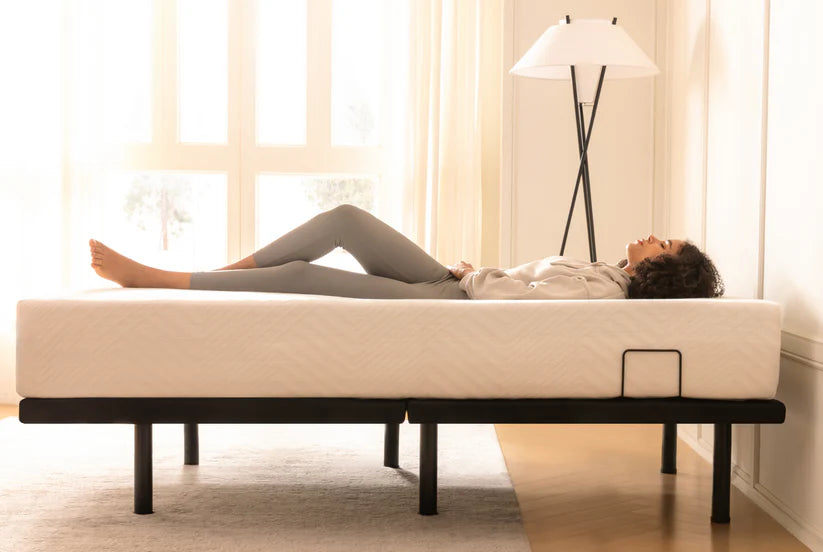 MLILY MS600 Adjustable Base with Tri-Zone Massage & Lumbar Support