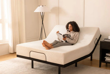 MLILY MS600 Adjustable Base with Tri-Zone Massage & Lumbar Support