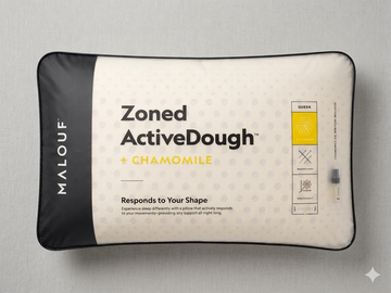 Malouf Zoned ActiveDough™ + Chamomile Memory Foam Pillow