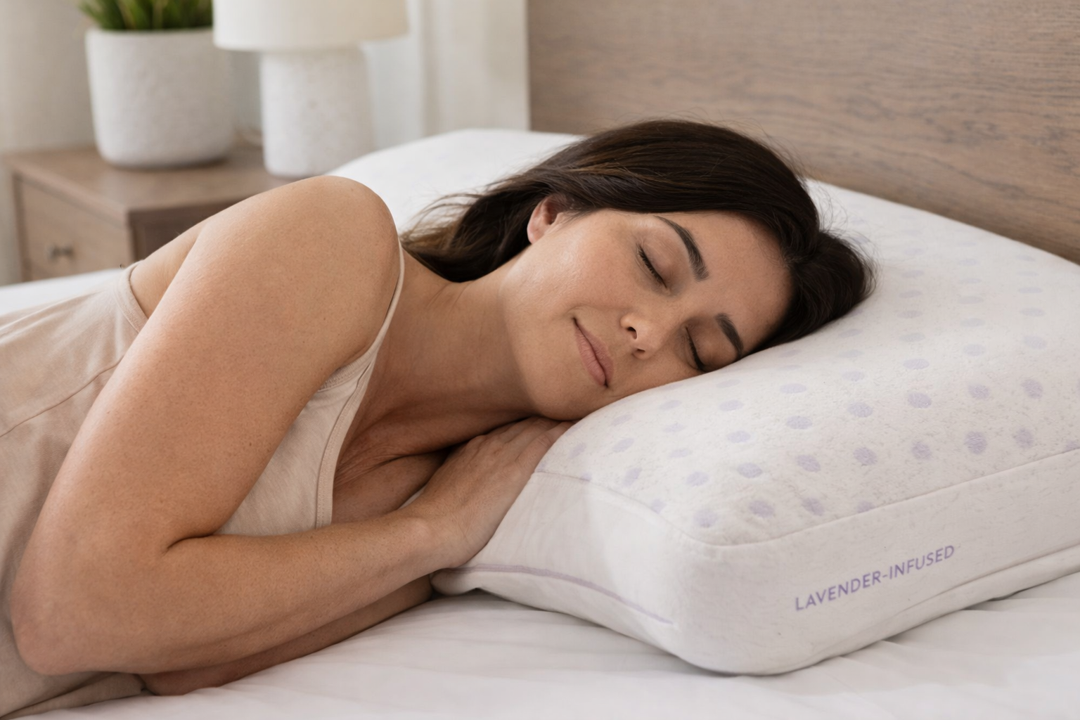 Malouf Shoulder Zoned Dough™ + Lavender Memory Foam Pillow