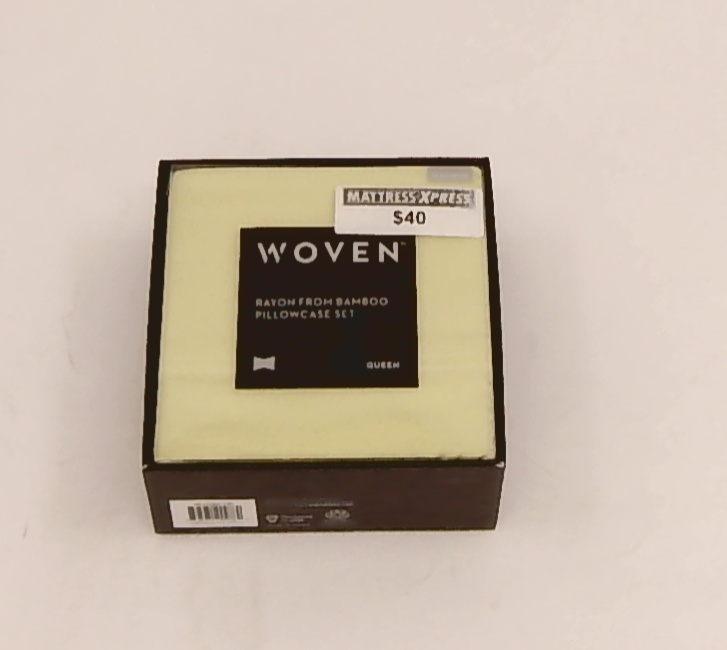 Woven Bamboo PillowCase Set Queen