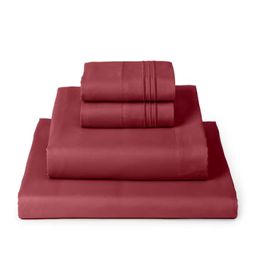 Mellanni Queen Red Sheets