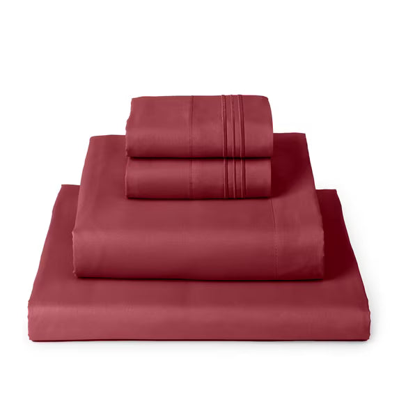 Mellanni Queen Red Sheets
