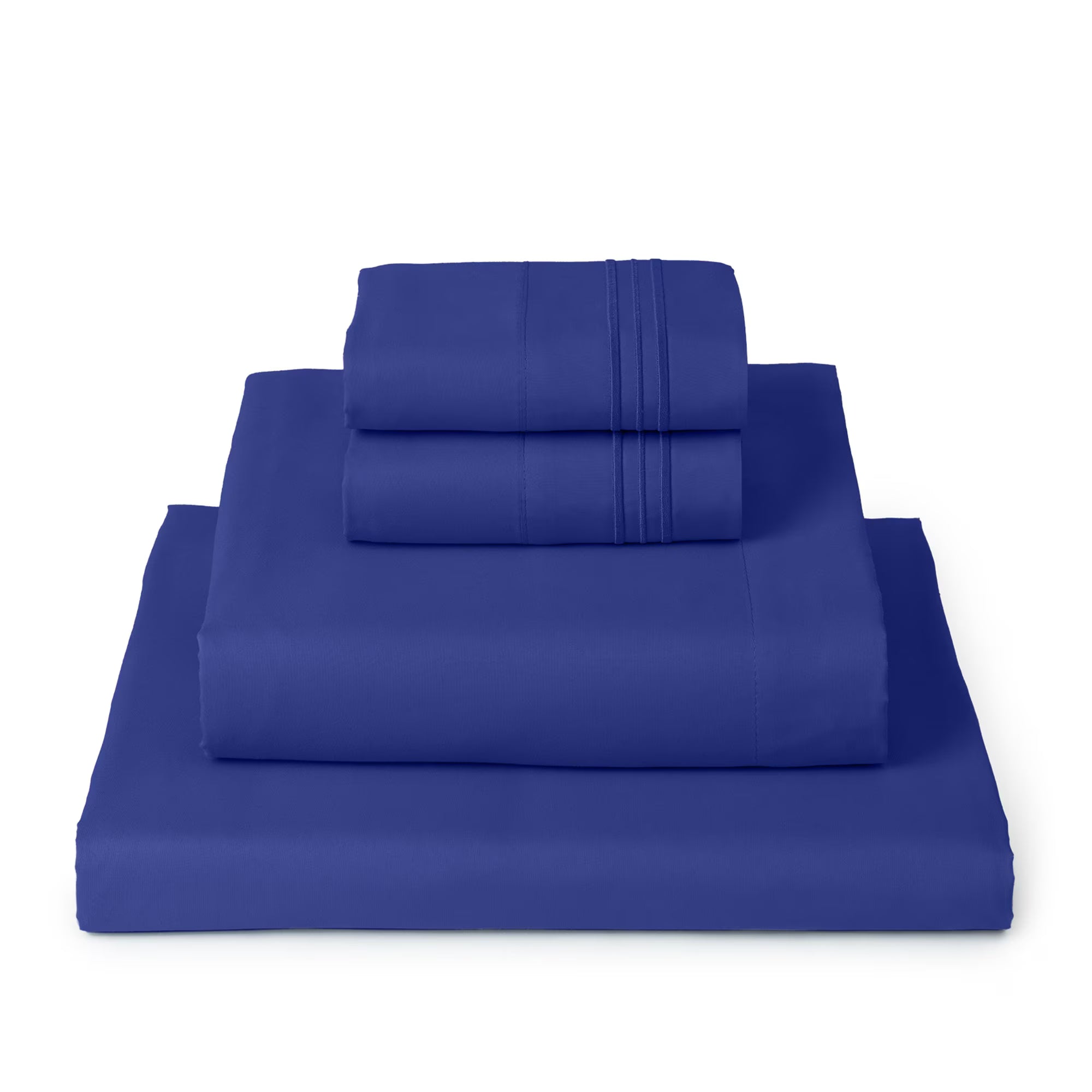 Mellanni Royale Blue Twin Bed Sheets
