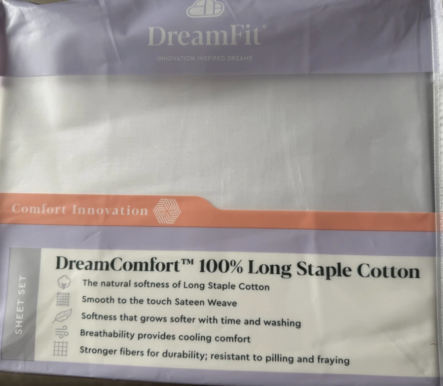 DreamFit Ivory (Comfort Innovation) King Sheets