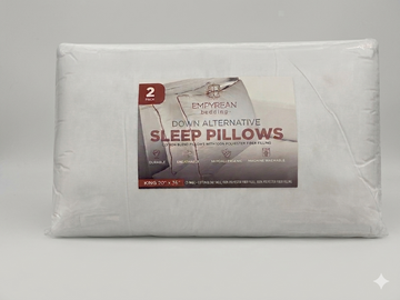 Empyrean Bedding Premium King Down Alternative Sleep Pillows (2-Pack)