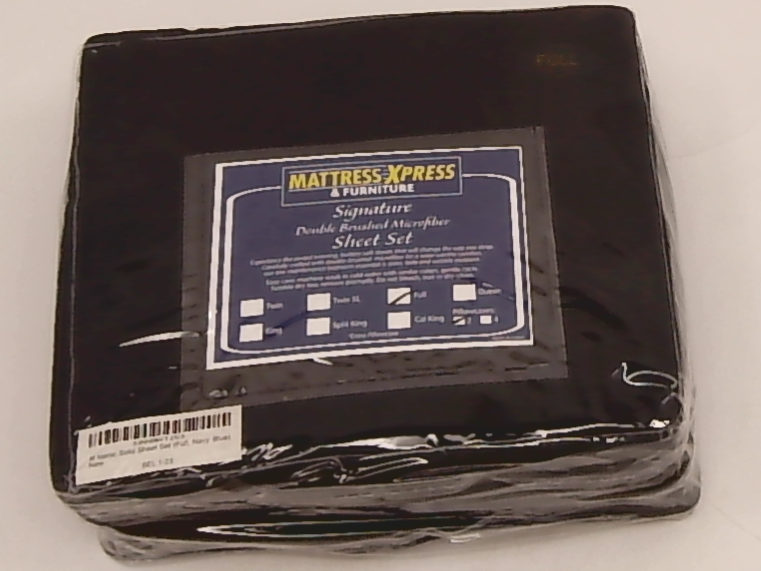 Mellanni Navy Bed Sheet Full