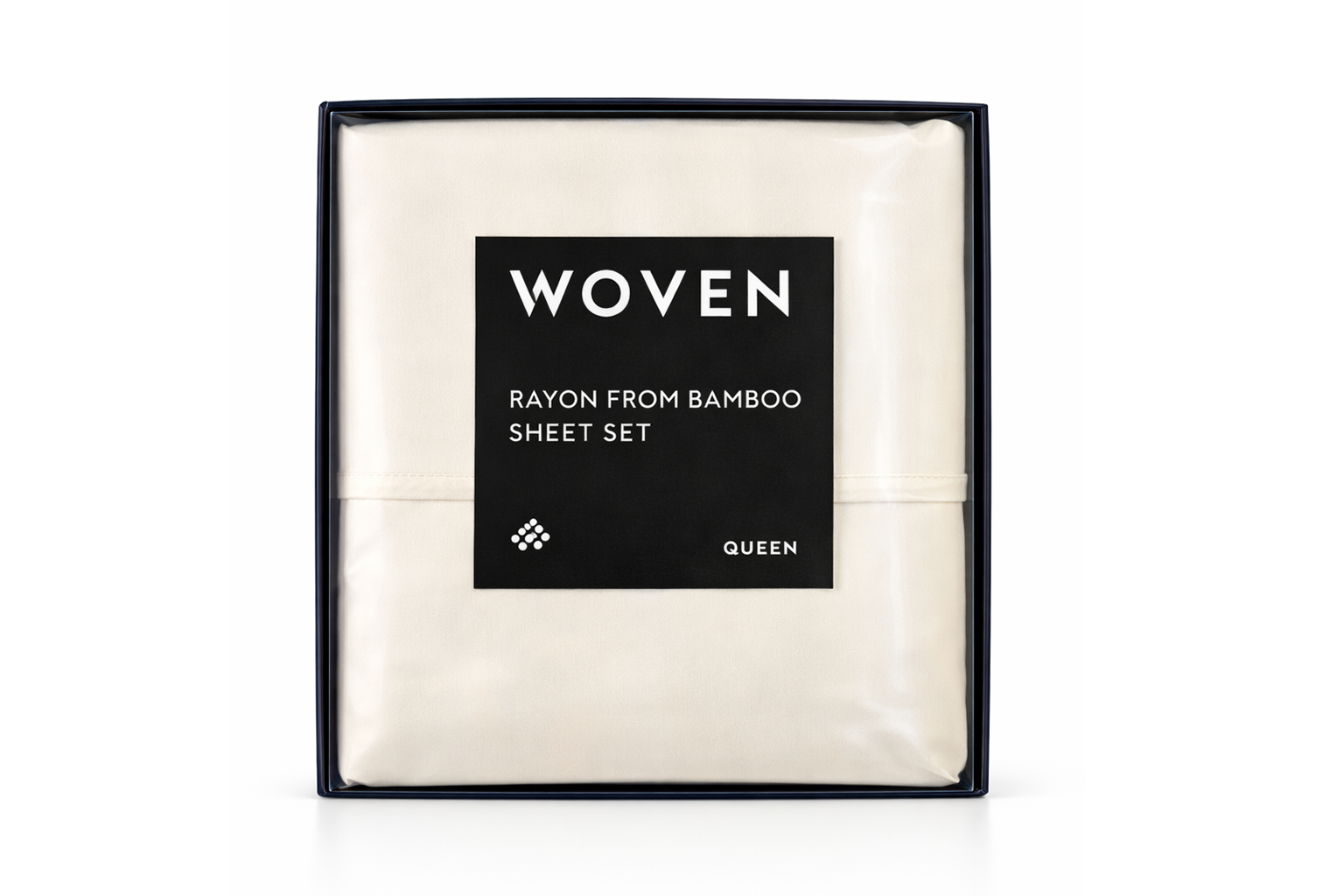 WOVEN Rayon From Bamboo Sheet Set – Queen, Ivory