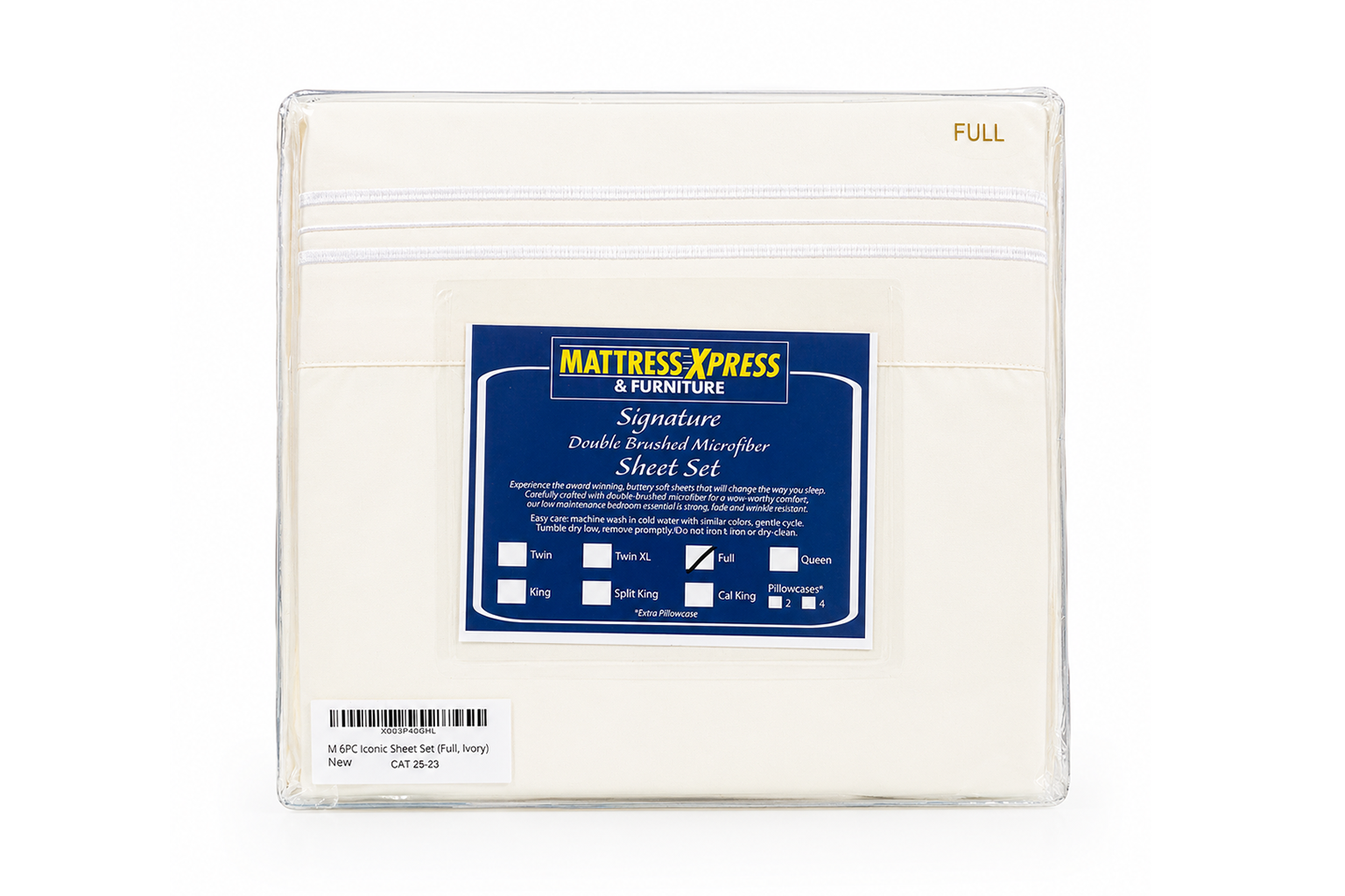 Double Brushed Microfiber Sheet Set (30 Colors and Patterns)