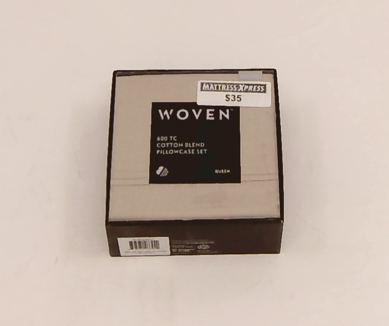 Woven Cotton Blend PillowCase Set Queen