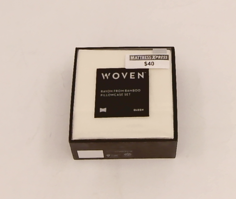 Woven Bamboo Pillowcase Set Queen