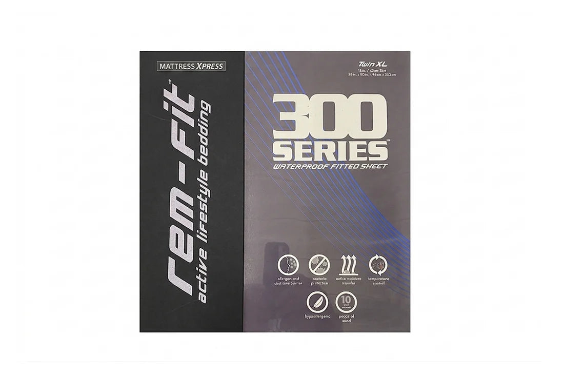 300 Series WaterProof Fitted Sheet Twin XL
