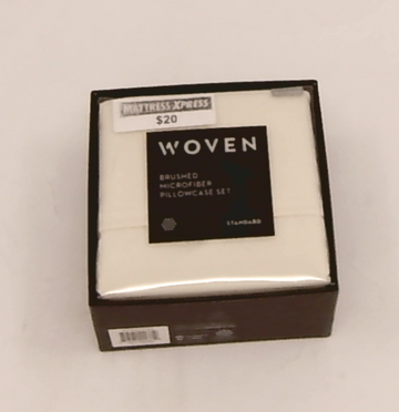 Woven Brushed Microfiber PillowCase Set Standard