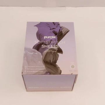 Purple Sheets Stormy Grey Full