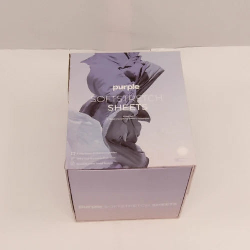 Purple Sheet True White Split King