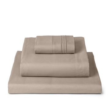 Mellanni Taupe Twin XL Sheet