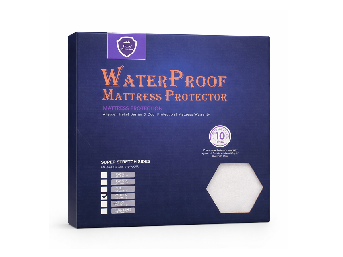 Pure Protector Waterproof Mattress Protector (Fleece)